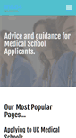 Mobile Screenshot of medschoolsonline.co.uk